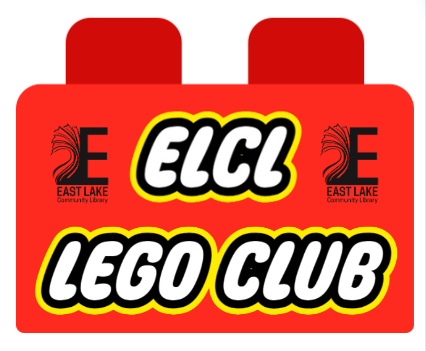 Red LEGO brick that says "ELCL LEGO CLUB"