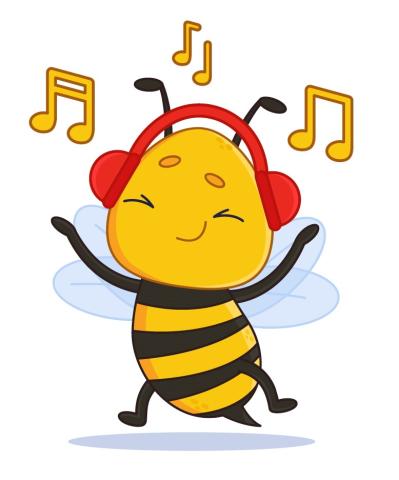 Dancing Bee with Music