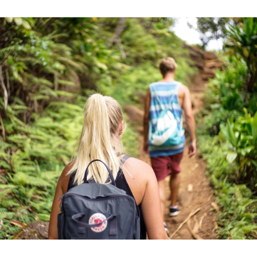 Image of teens hiking